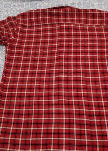 Red & White Plaid Shirt