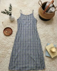 Plaid Slip Dress