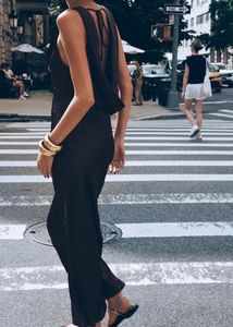 Elegant Bronze Maxi Dress