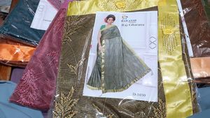 Beautiful 5M Lycra Net Saree