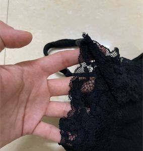 Shein Lace Cami Black Top