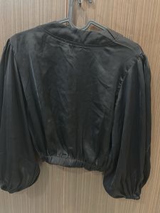 Chic Black Crop Top