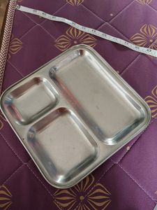 Small Steel Plate With 3 Partition