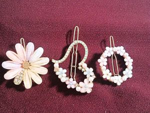 Floral Hair Clip Set