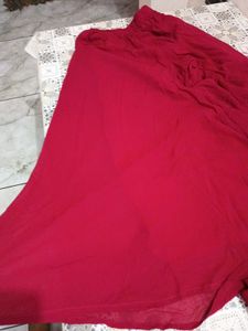 Rani Color Ka Party Wear Suit And Plazo Dupatta