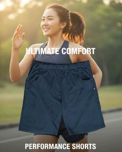 Blue Casual Shorts