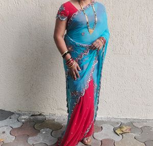 Heavy Worked Saree
