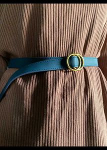 Black And Blue Two Woman Fashionable Belt
