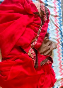 Red Saree