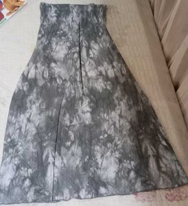 Crinkle Midi Skirt