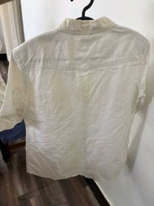 Mango White Shirt