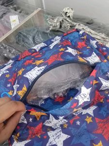 Multicolor Start Design Parachute Bag