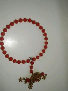Red Beaded Bracelet