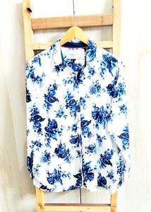 Fine Cotton Printed Shirt Bust Size-42