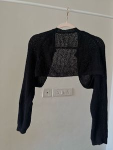 Black Long Sleeves Bolero SHRUG