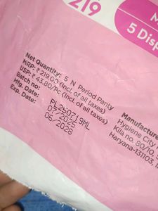 Feminine Hygiene Combo: Period Panties &amp; Pads