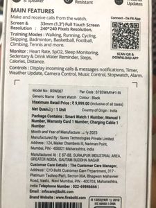 Fireboult Smartwatch Not Working Battery Dead