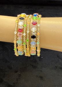 Gemstone Bangle Set