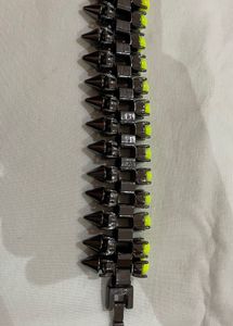 MAWI x KOOVS Spiked gunmetal Bracelet