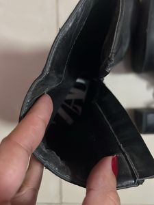 Zara Platform Boots Ankle Length With Tag