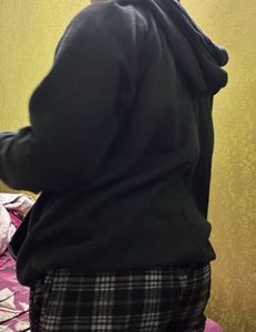 unisex Adidas Black Logo Hoodie