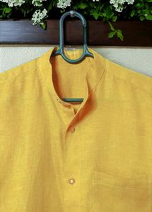 Yellow Shirt - Ethnic Colour For Haldi Functions