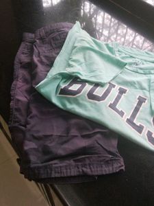 Smart Shorts With T-shirt