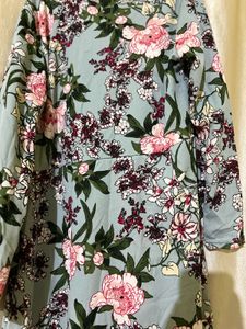 Floral Print  Shirt Dress
