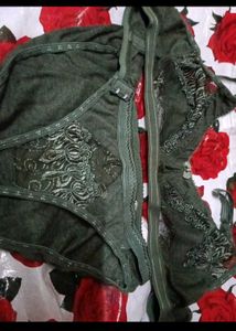 Green Bra &amp; Panty Set