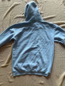 Sky Blue Drop Shoulder Hoodie