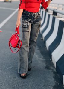 Bootcut Grey Jeans