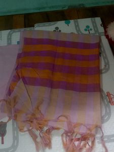 Striped Tassel Scarf