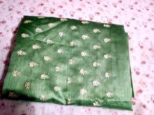 Elegant Green Silk  Saree2
