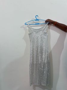Sparkling Silver Dress