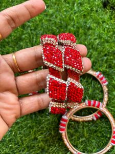 Red Bangles Set