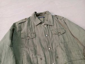Khaki Womens Green Jacket, XL SIZE