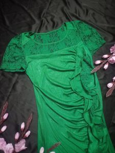 Shimmery Ruffled Dress