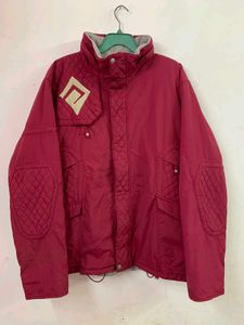 HEAVY DUTY static battle burgundy Quilted Jacket