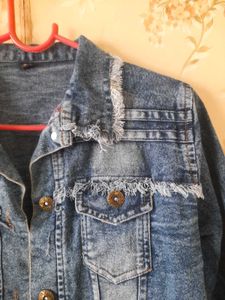Distressed Denim Jacket