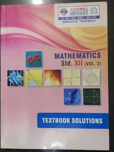 Mathematics Std. XII (VOL. 2) Textbook