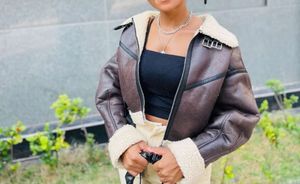 SAVANA Brown Jacket for women