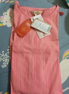 Taavi Pink Striped Kurti