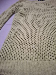 Crochet Knit green Top