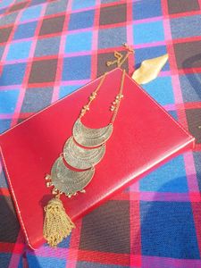 Boho Chic Crescent Necklace