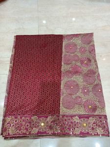 Elegant Half-Half Saree