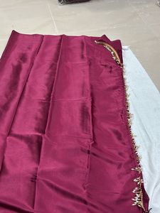 Elegant Maroon Saree