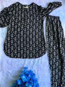 Black Nightsuit Set