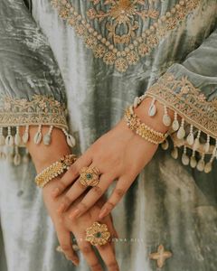 Elegant Kurta&amp; Dupatta green N Lavender Color Avl