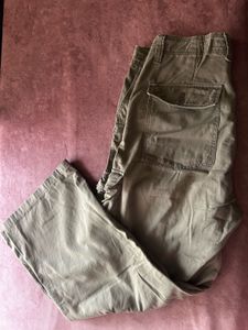Blue Jeans &amp; Olive Cargos (Combo of 2)