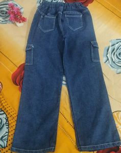 Wide Leg Denim Jeans